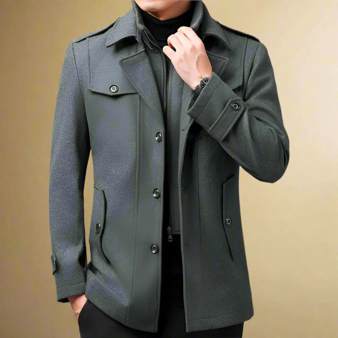 Military-Style Coat