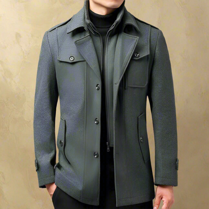 Military-Style Coat