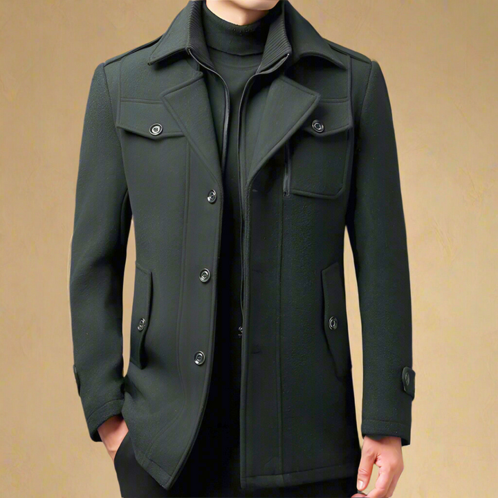 Military-Style Coat