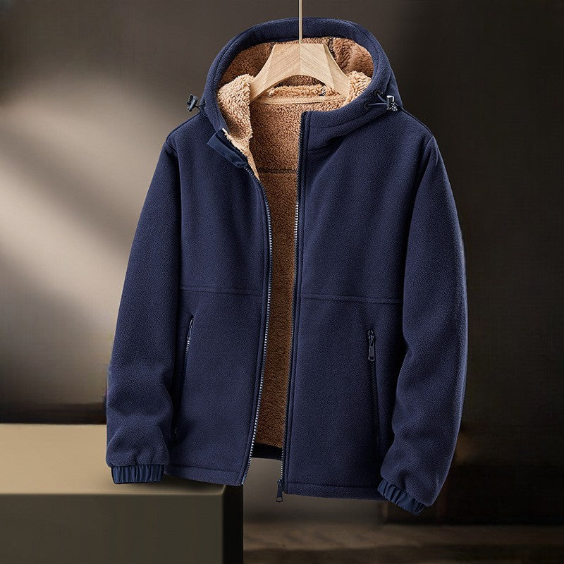 Comfy Velvet Lambswool Jacket