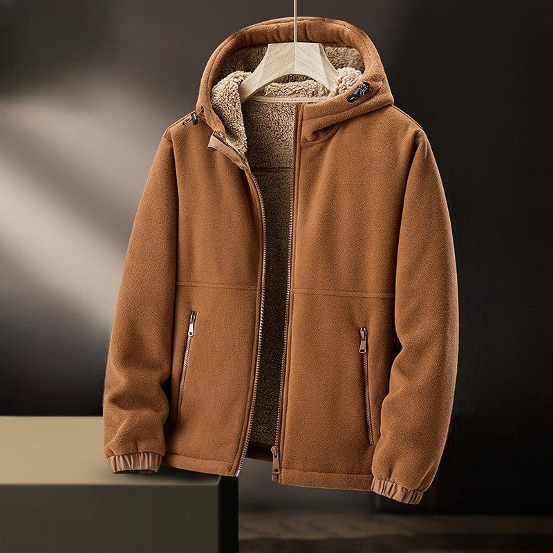 Comfy Velvet Lambswool Jacket