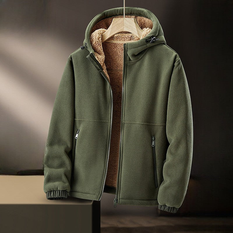 Comfy Velvet Lambswool Jacket