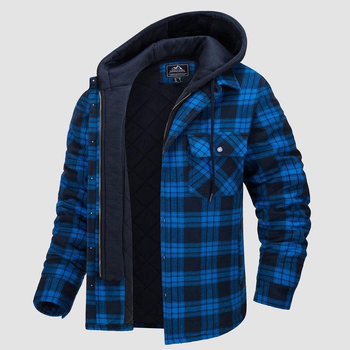 Flannel Jacket with Hood
