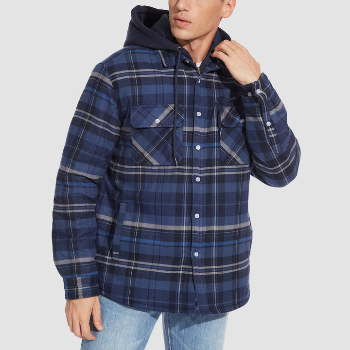 Flannel Jacket with Hood