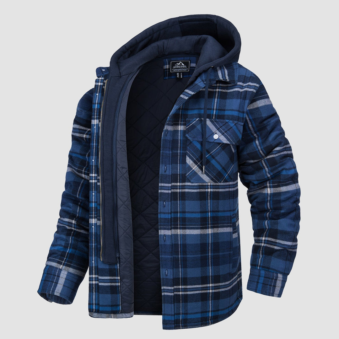Flannel Jacket with Hood