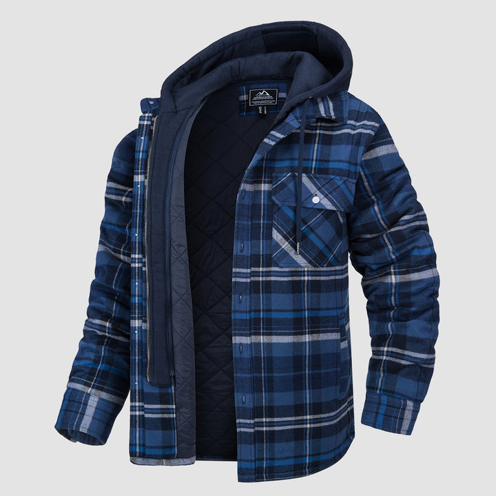 Flannel Jacket with Hood
