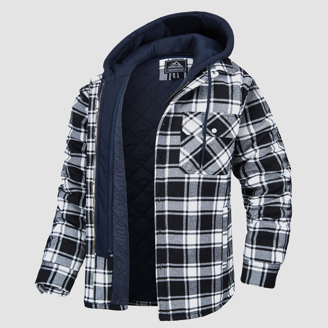 Flannel Jacket with Hood