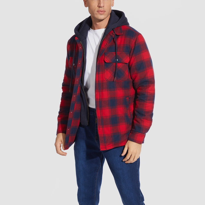 Flannel Jacket with Hood