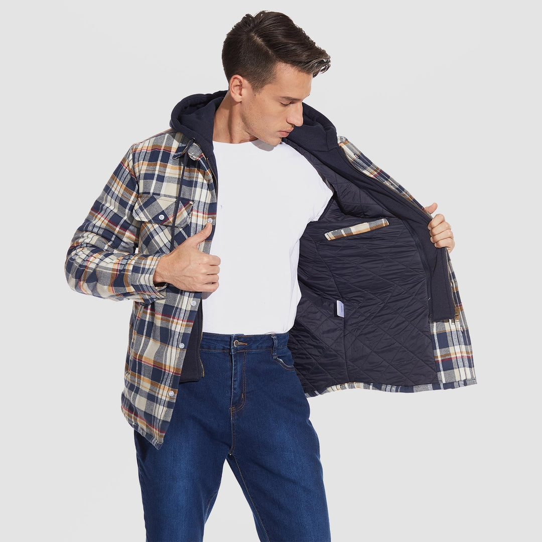 Flannel Jacket with Hood