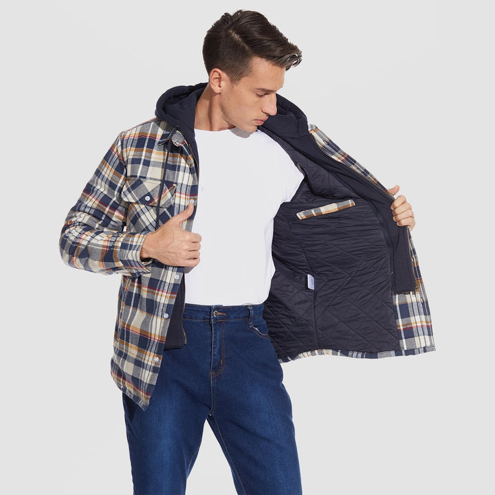 Flannel Jacket with Hood