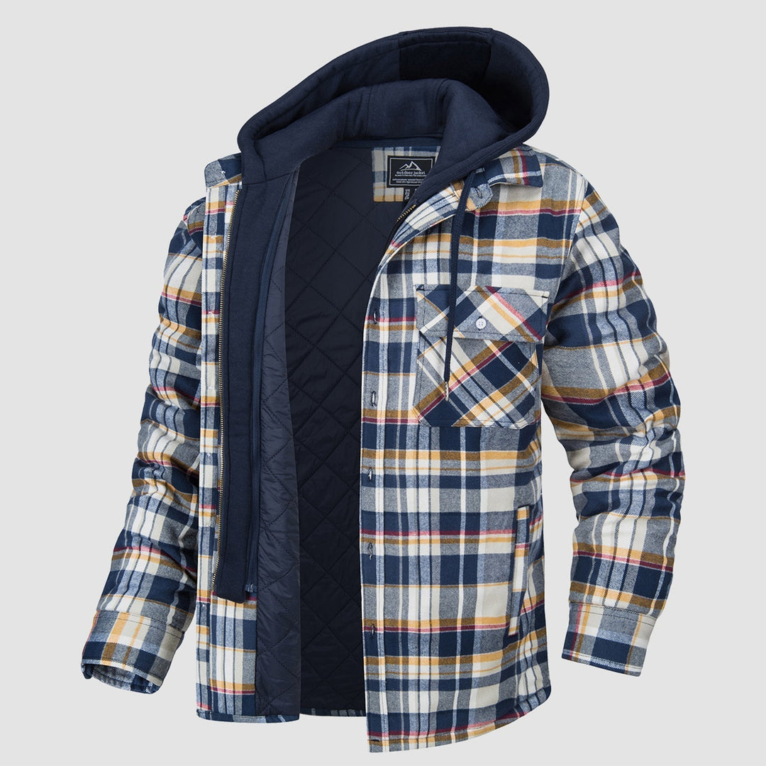 Flannel Jacket with Hood