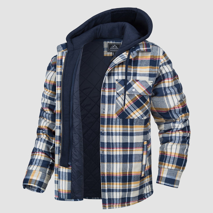 Flannel Jacket with Hood