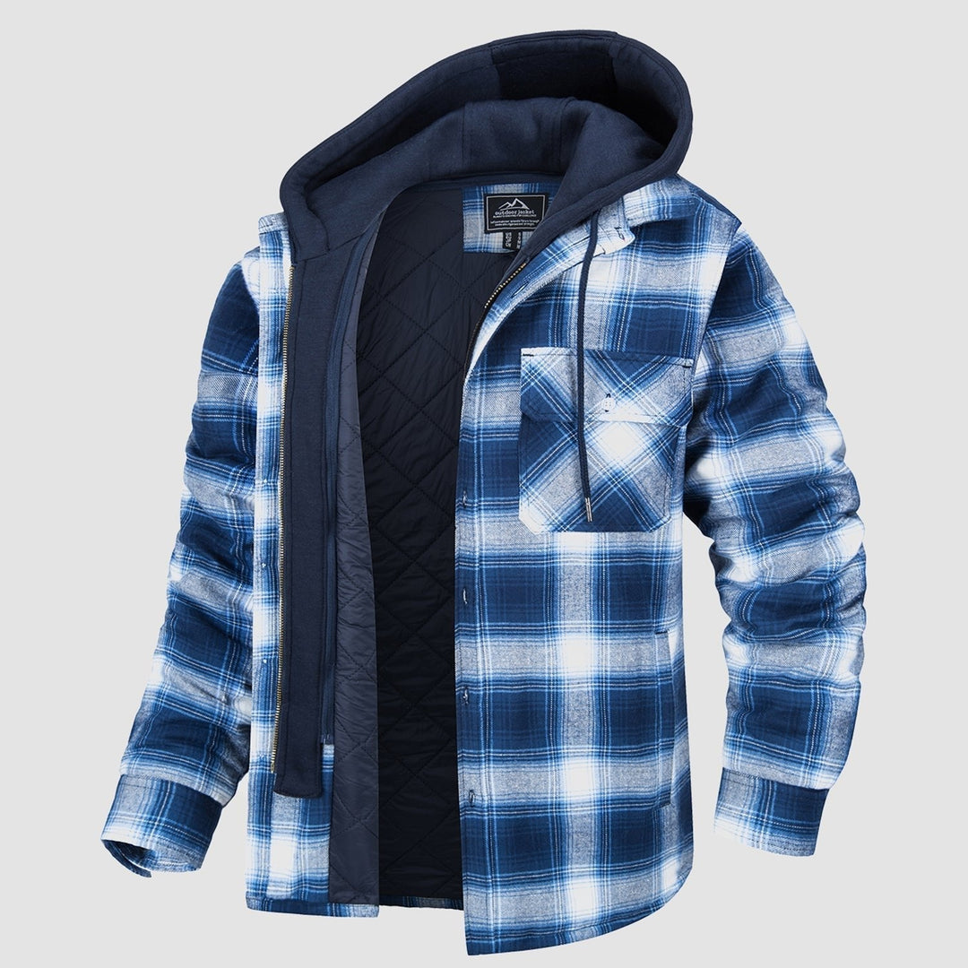 Flannel Jacket with Hood