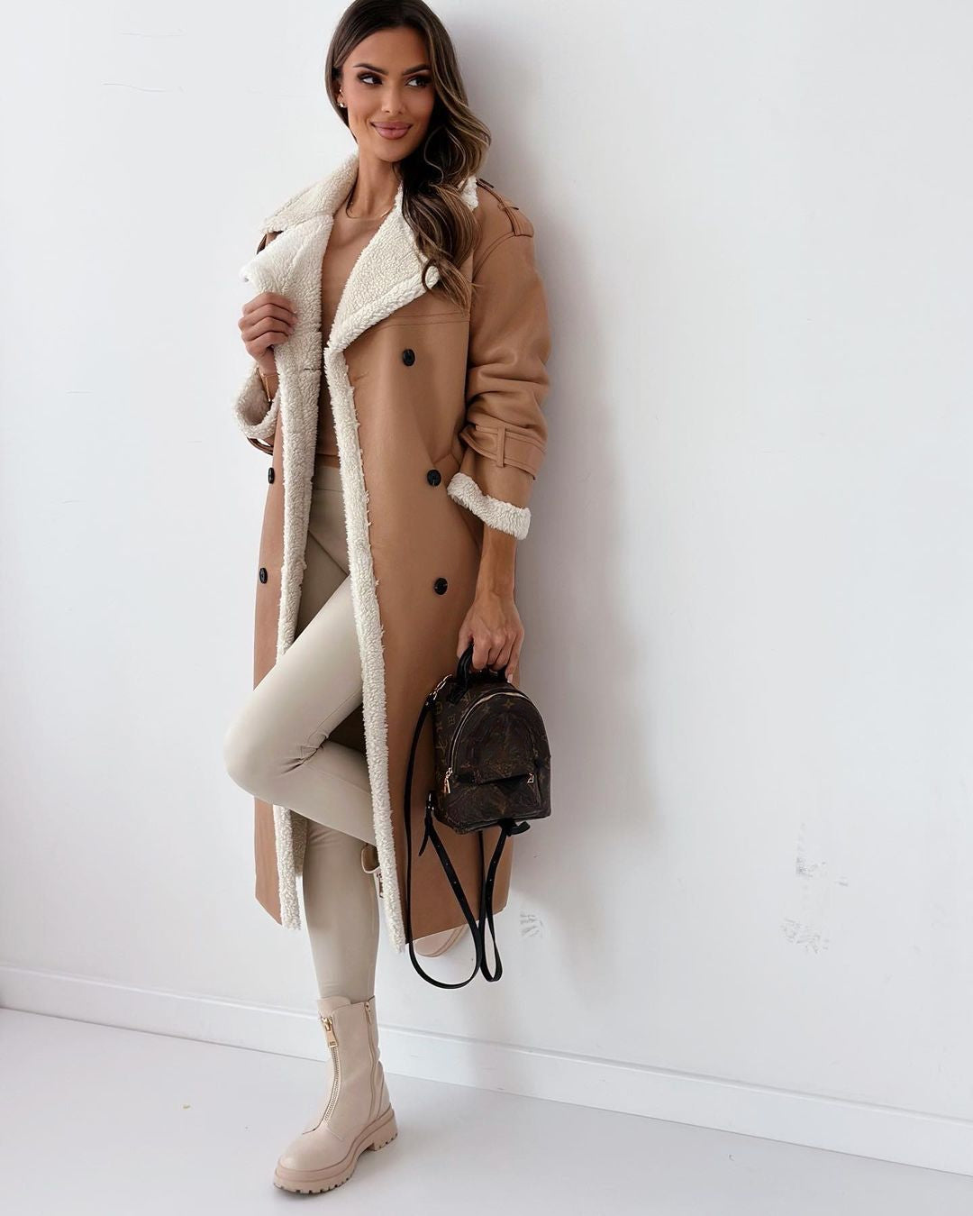 Teddy Shearling Coat