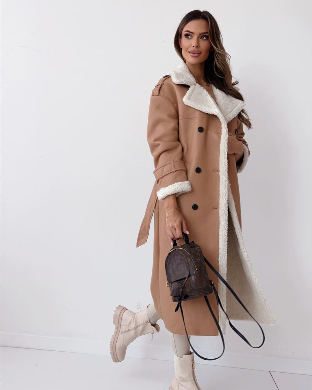 Teddy Shearling Coat