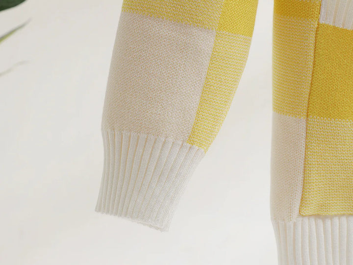 Cozy Checkered Knit Co-ord Set