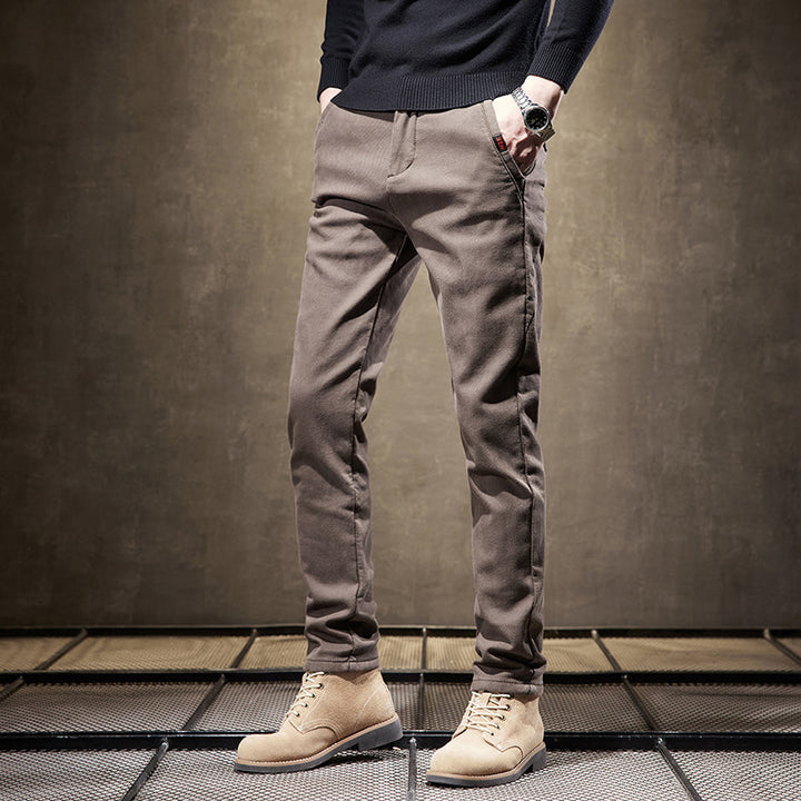 Slim Fit Cotton Pants