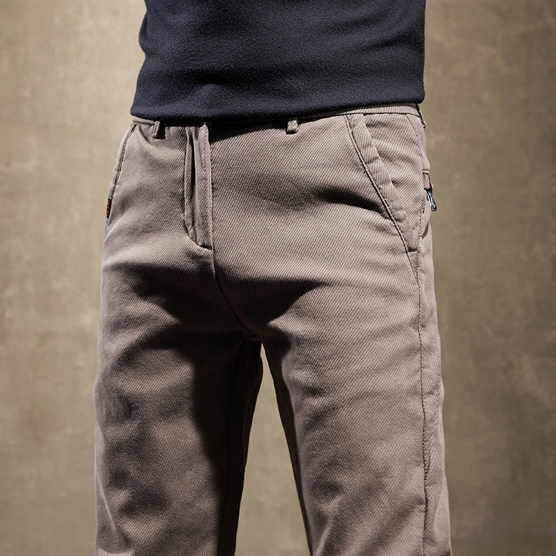 Slim Fit Cotton Pants