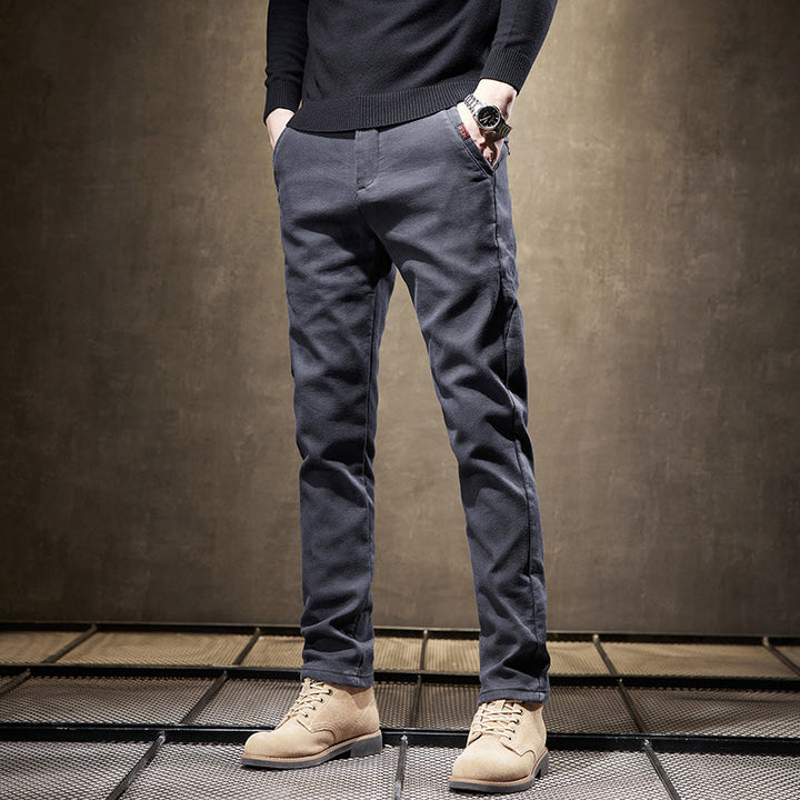Slim Fit Cotton Pants