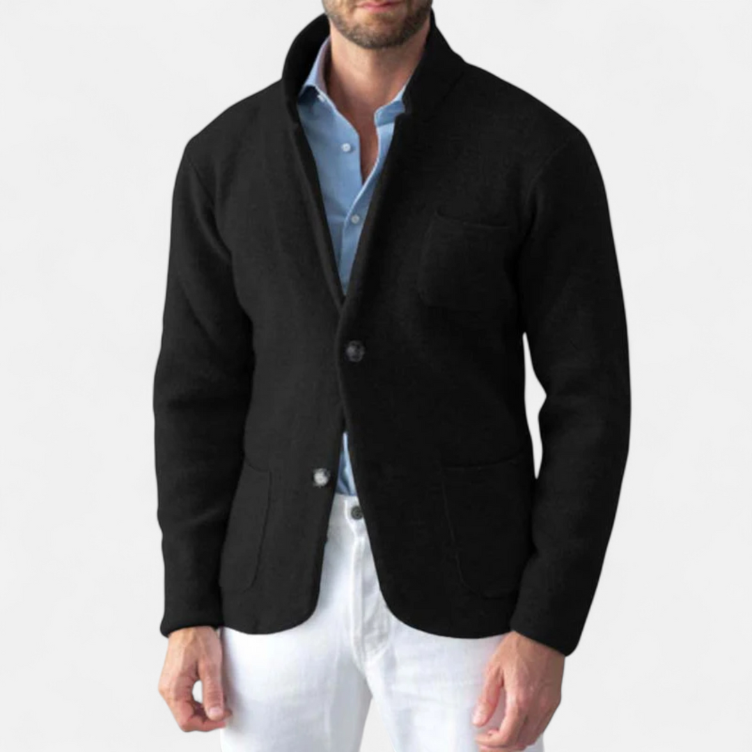 Charles Maison | Men’s Vintage Wool Stand-Collar Jacket