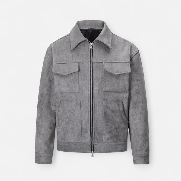 Charles Maison | Men’s Loose-Fit Suede Jacket