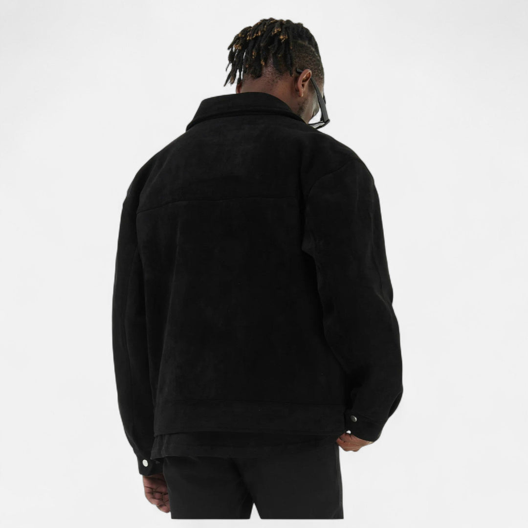 Charles Maison | Men’s Loose-Fit Suede Jacket