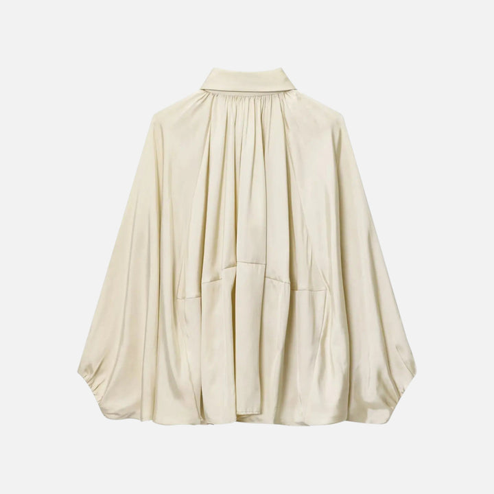 Charles Maison | Women’s Pleated Lapel Blouse