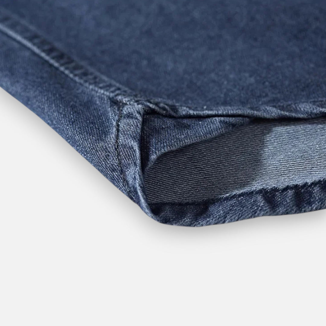 Charles Maison | Men’s Loose-Fit Denim Shirt for Autumn/Winter