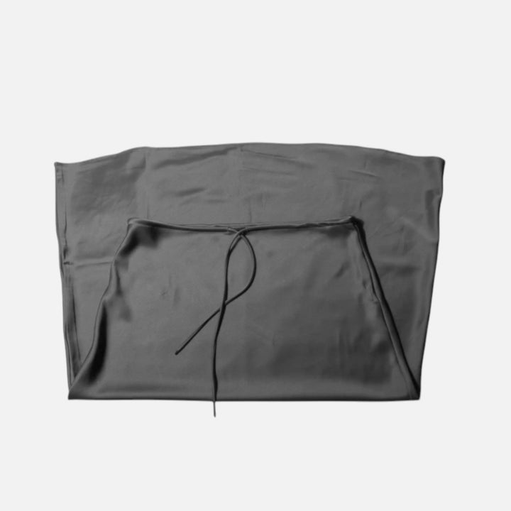 Charles Maison | Women's Elegant High-Waist Satin Skirt
