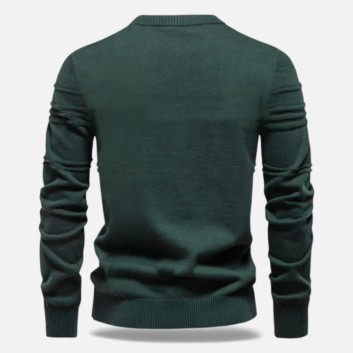 Charles Maison | Men’s Slim Fit Structured Knit Sweater