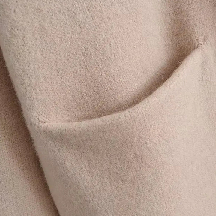 Charles Maison | Women’s Thick Knit Cardigan – V-Neck Autumn Warmth