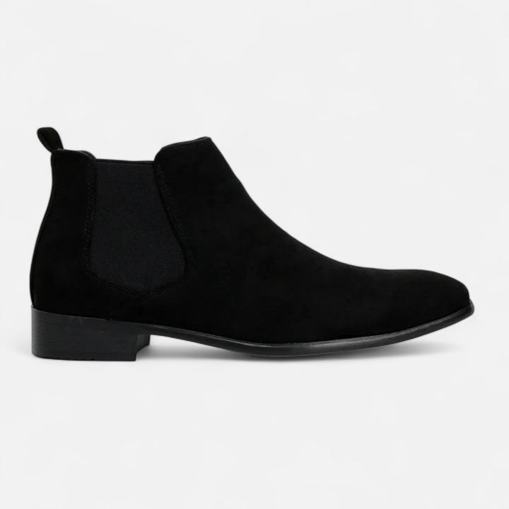 Charles Maison | Men’s Suede Square-Toe Chelsea Boots
