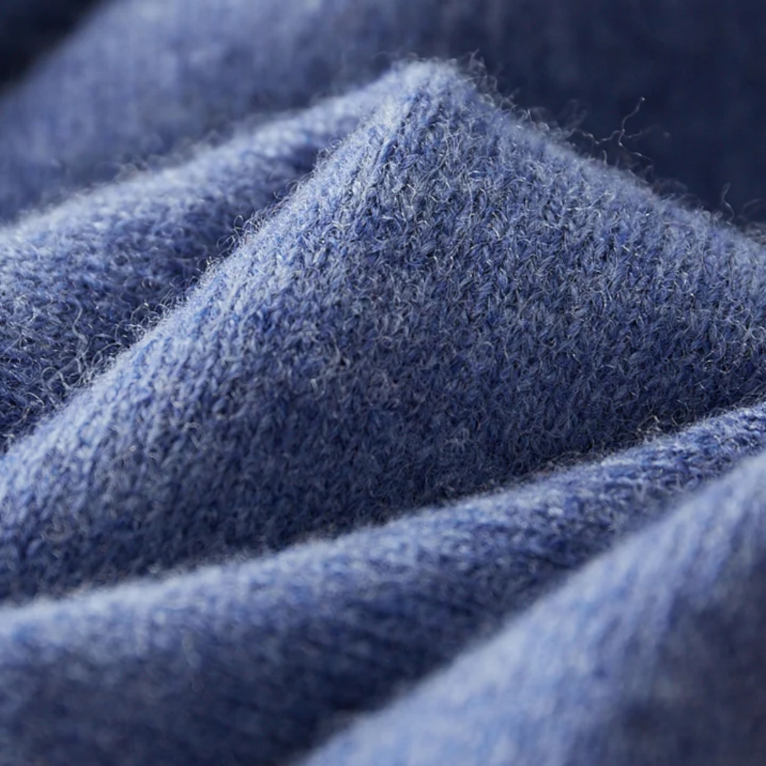 Charles Maison | Men’s Merino Wool Polo Sweater