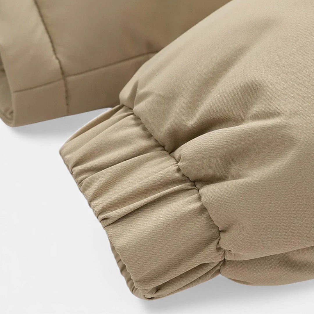 Charles Maison | Men’s Fleece-Lined Winter Jacket with Removable Hood