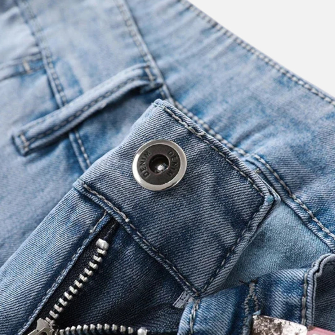 Charles Maison | Men’s Straight-Leg Lyocell Denim Jeans
