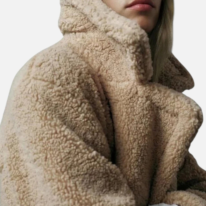 Charles Maison | Women’s Long Double-Breasted Teddy Coat