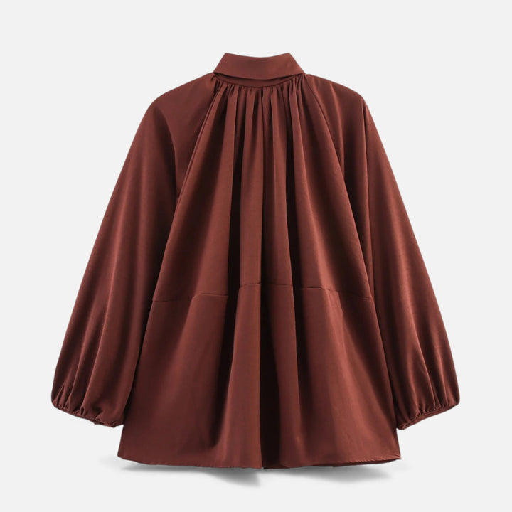 Charles Maison | Women’s Pleated Lapel Blouse