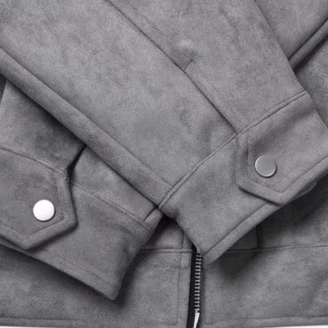 Charles Maison | Men’s Loose-Fit Suede Jacket