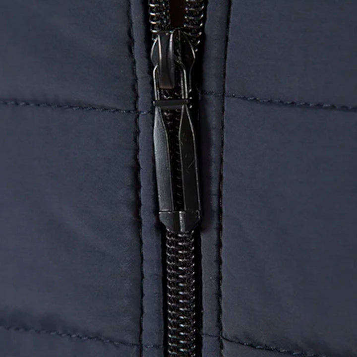 Charles Maison | Men’s Fleece Stand-Collar Patchwork Jacket