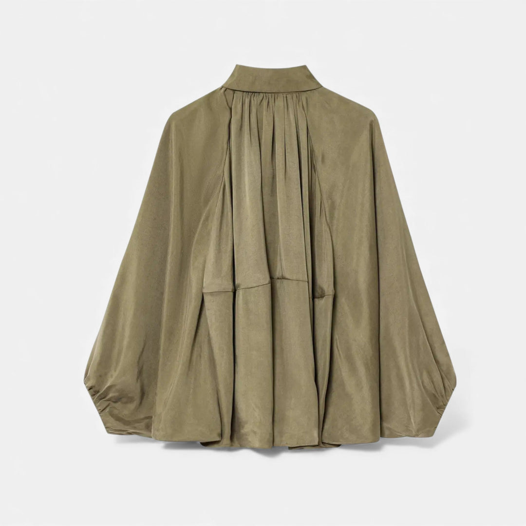 Charles Maison | Women’s Pleated Lapel Blouse