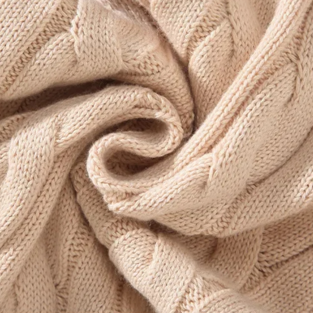 Charles Maison | Men’s Thick-Knit Turtleneck Zip Sweater