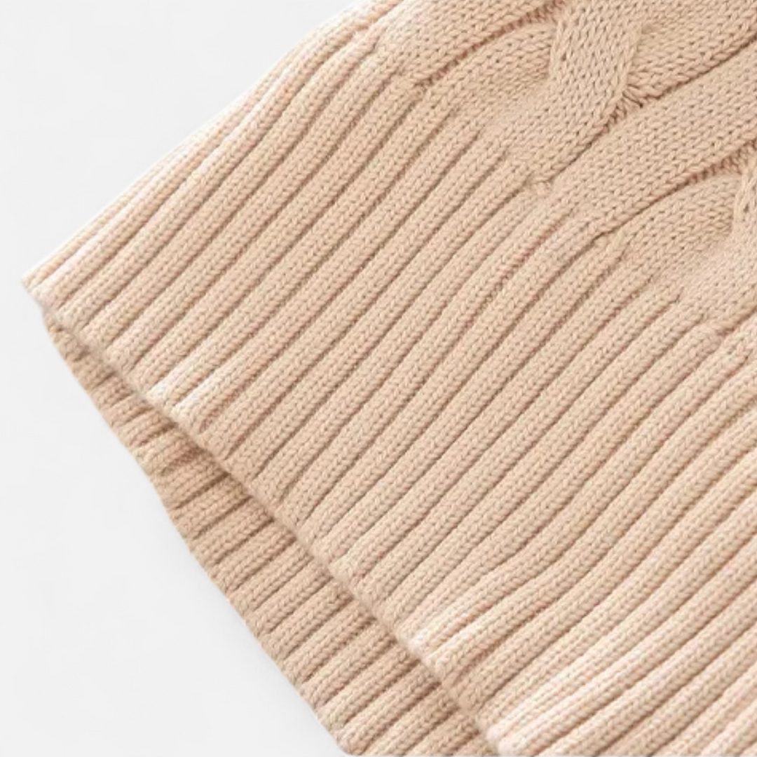 Charles Maison | Men’s Thick-Knit Turtleneck Zip Sweater