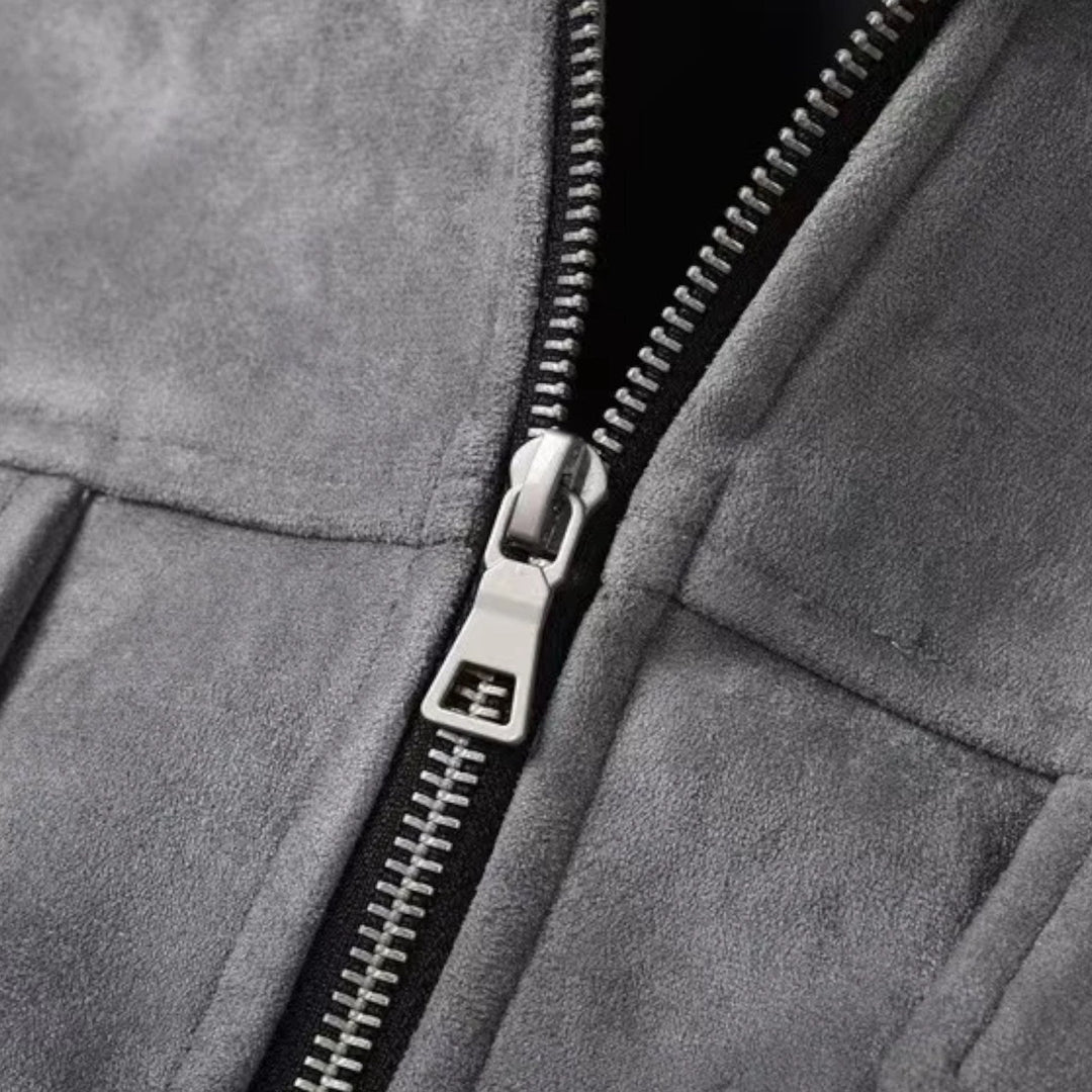 Charles Maison | Men’s Loose-Fit Suede Jacket