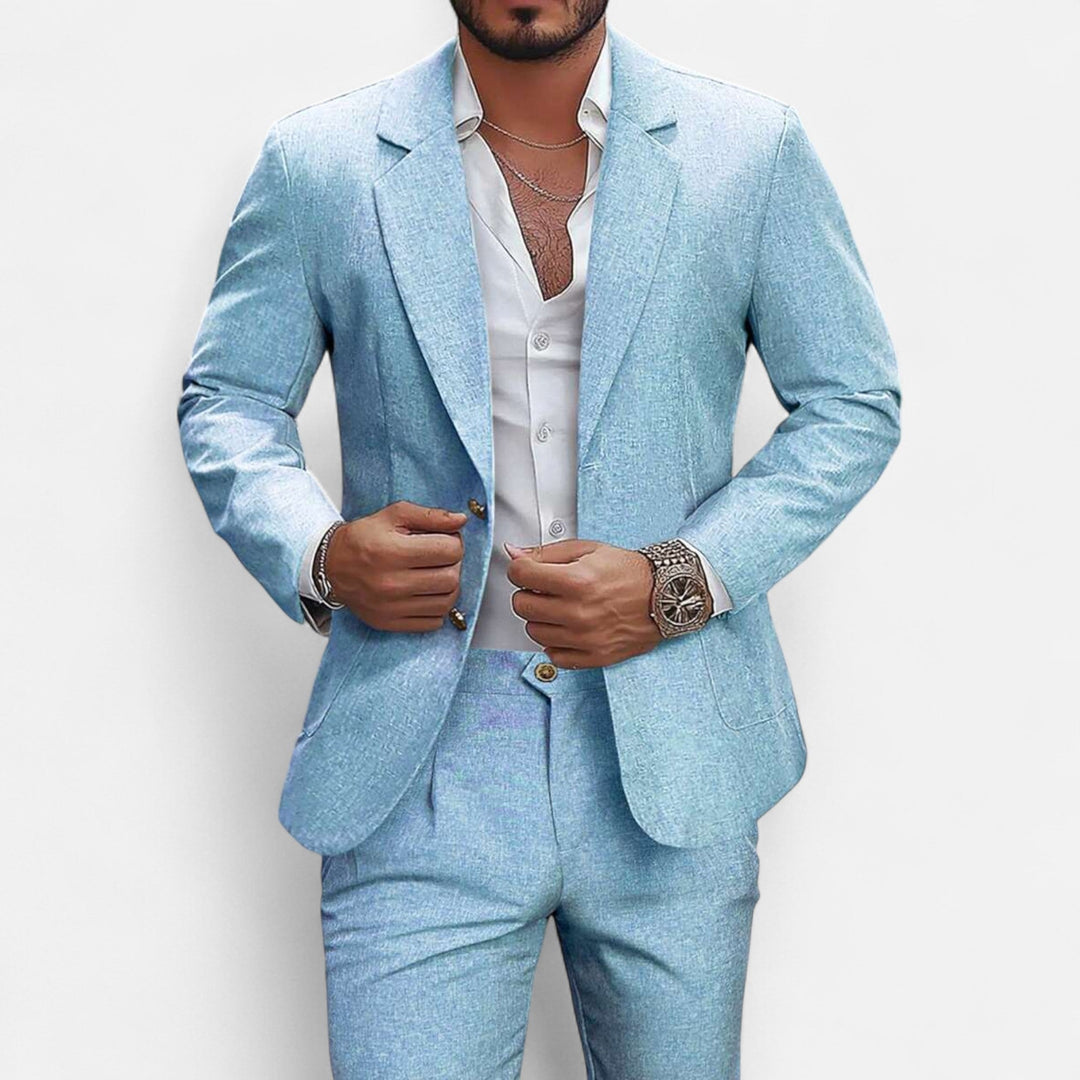 Charles Maison | Men’s Single-Breasted Blazer & Trousers in Twill Heritage