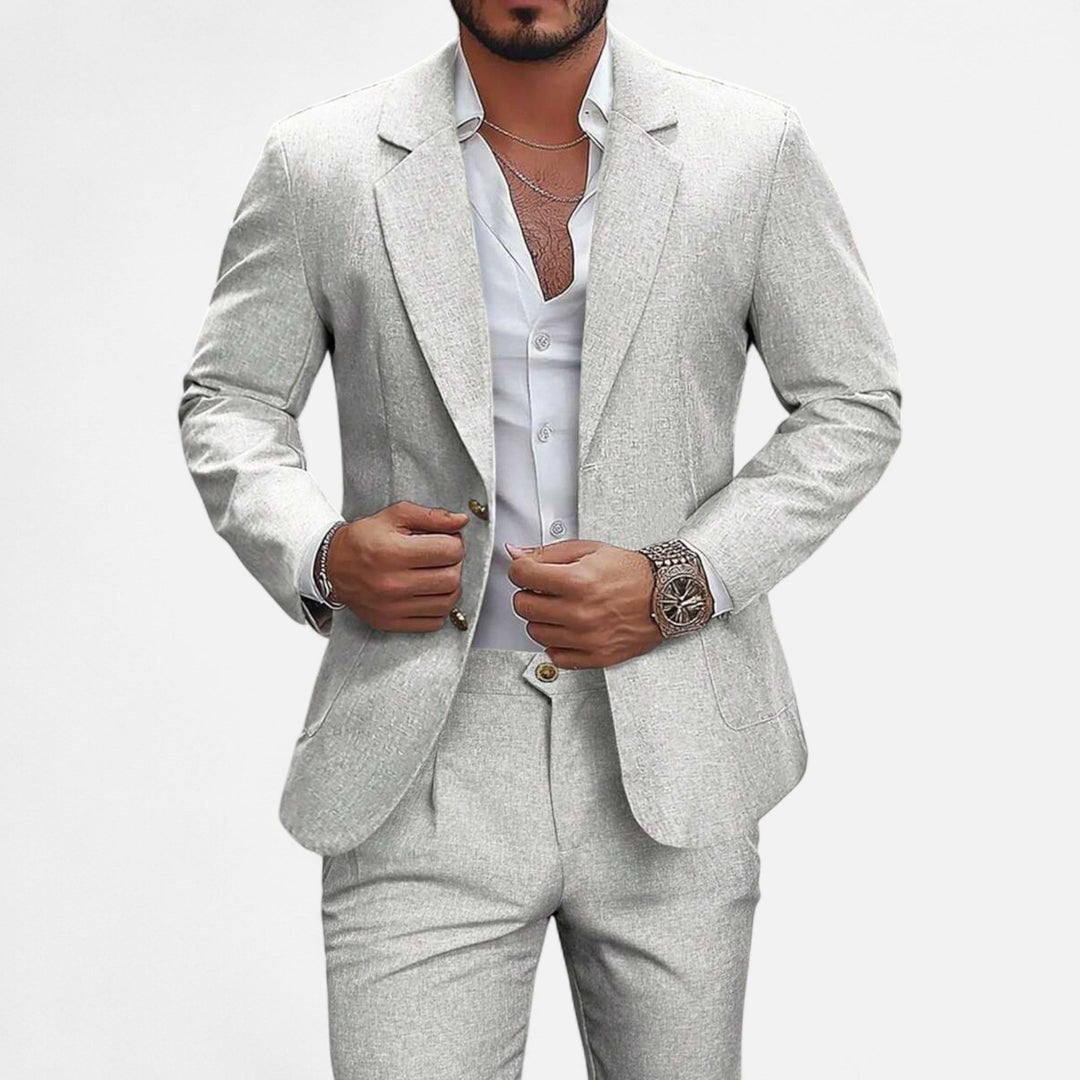 Charles Maison | Men’s Single-Breasted Blazer & Trousers in Twill Heritage