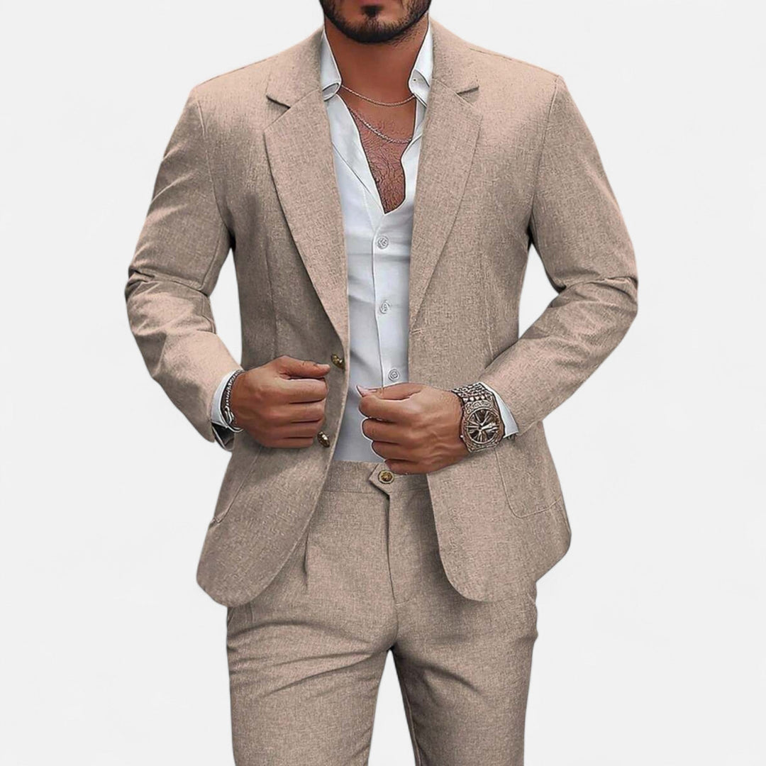 Charles Maison | Men’s Single-Breasted Blazer & Trousers in Twill Heritage