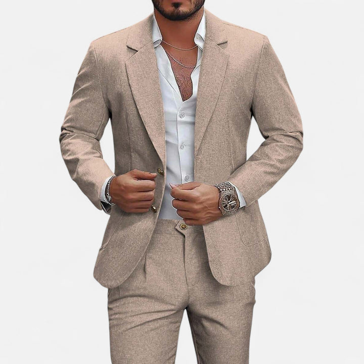 Charles Maison | Men’s Single-Breasted Blazer & Trousers in Twill Heritage