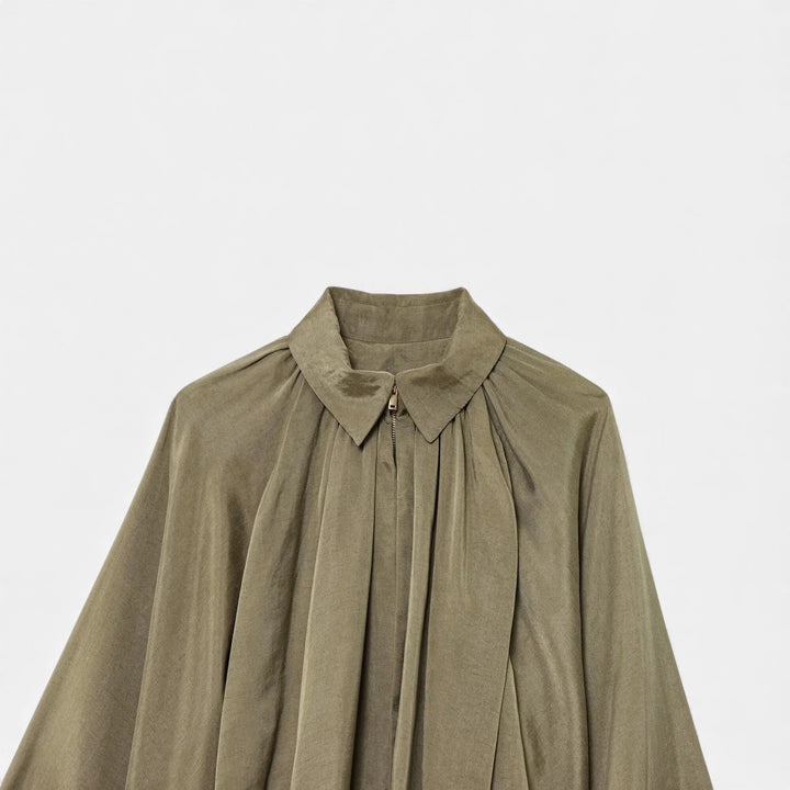 Charles Maison | Women’s Pleated Lapel Blouse