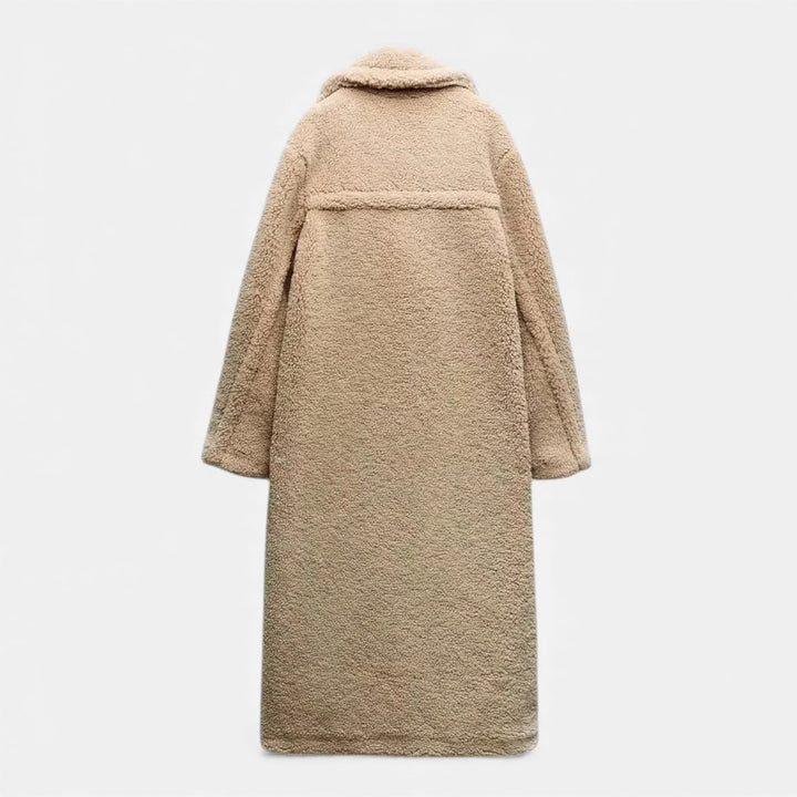 Charles Maison | Women’s Long Double-Breasted Teddy Coat