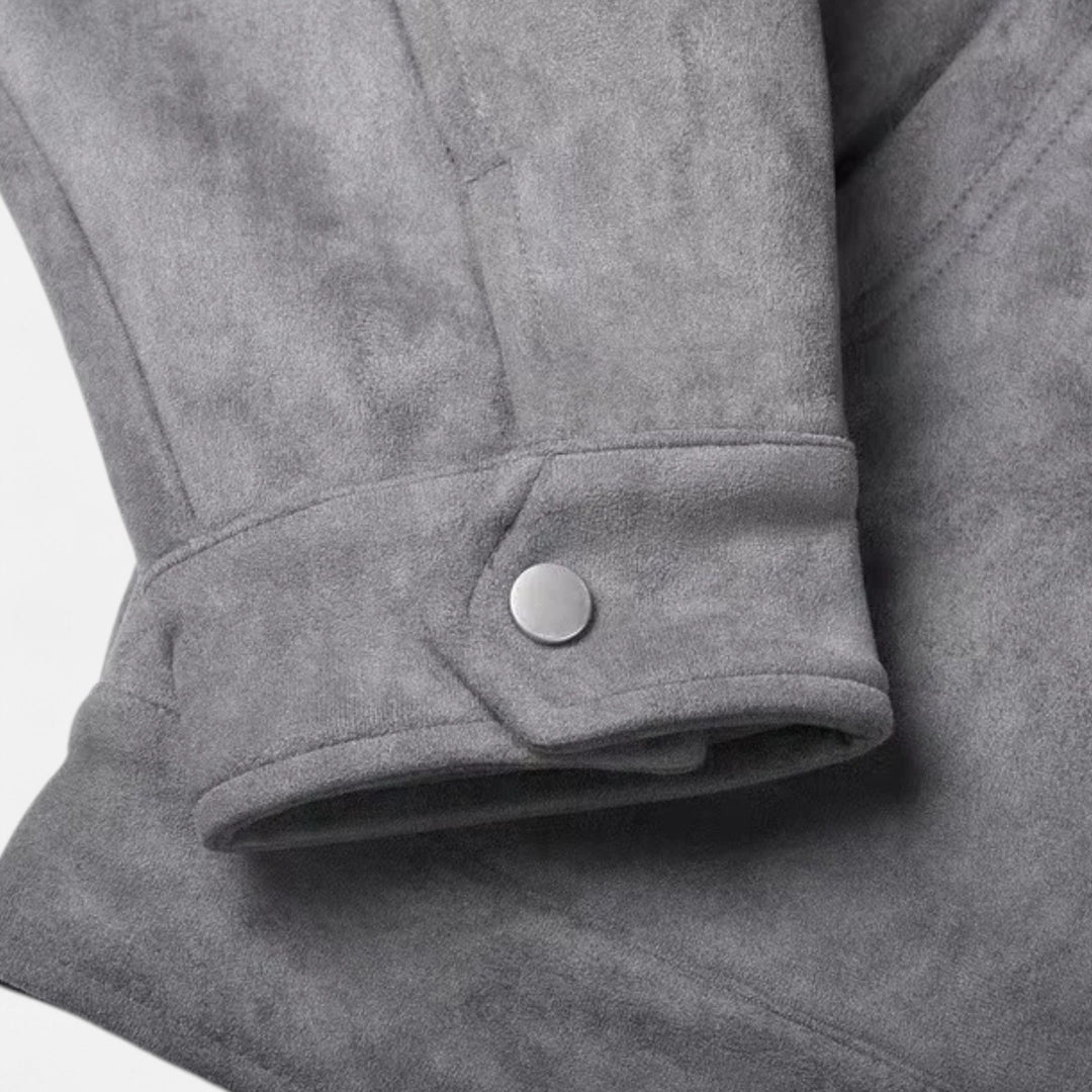 Charles Maison | Men’s Loose-Fit Suede Jacket